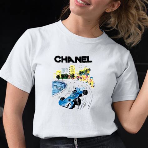 chanel formula 1 shirt cost|chanel's formula 1 tees.